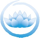 Lotus bleu grand cercle